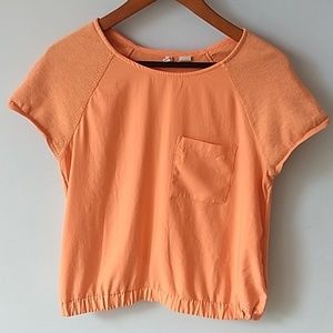 MOVING - MAKE OFFER[Anthropologie] Moth Orange Top
